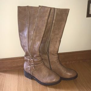 Knee High Caramel Colored Boots